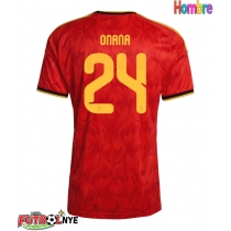 Camiseta Bélgica Amadou Onana #24 Primera Equipación Mundial 2026 manga corta